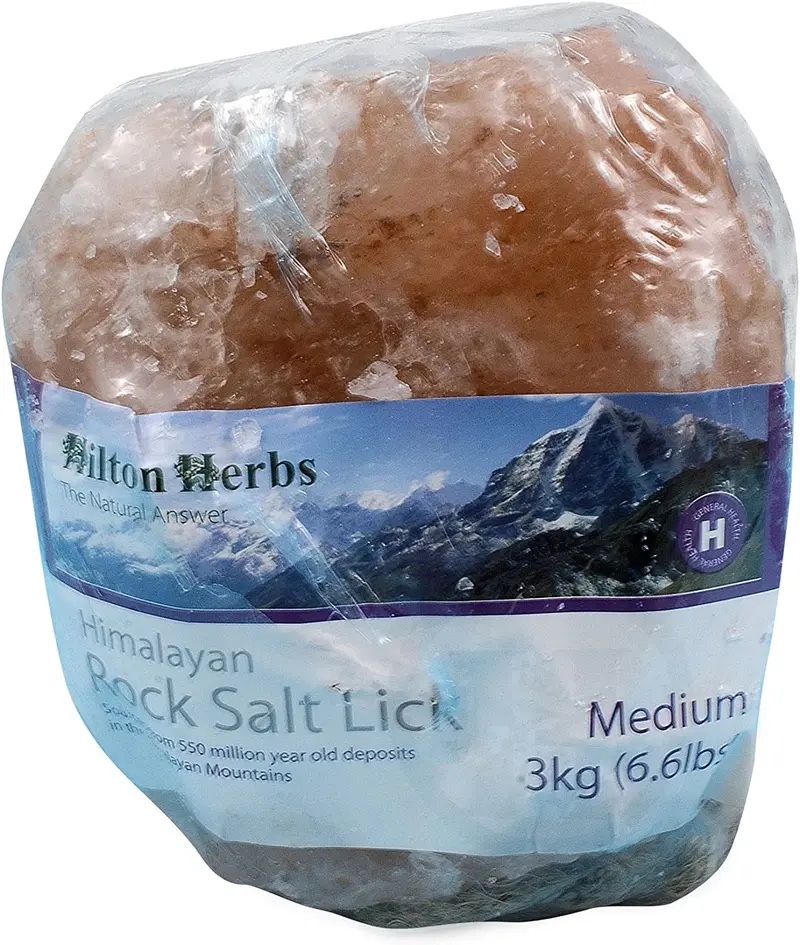 039036 - Lecho de sal del Himalaya para caballos rosa, tamaño mediano