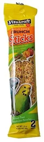 (2 unidades) Vitakraft tratar Periquito Fruit Stick (2 Treats por pack/4 Treats Total)