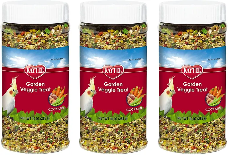 (3 Pack) Kaytee Fiesta Jardín Veggie Cockatiel Treat (10 oz. Por Pack)