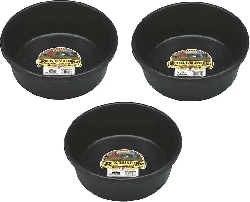 (3 Pack) Miller manufacturing hp-2 4-Quart hule Feed sartenes