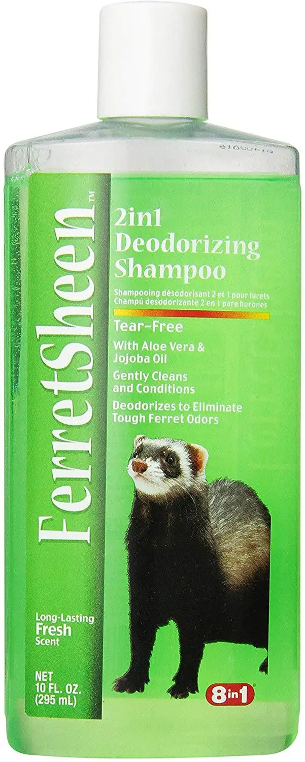 8 en 1 ferretsheen 2-en-1 Deodorizing Champú, 10-Ounce