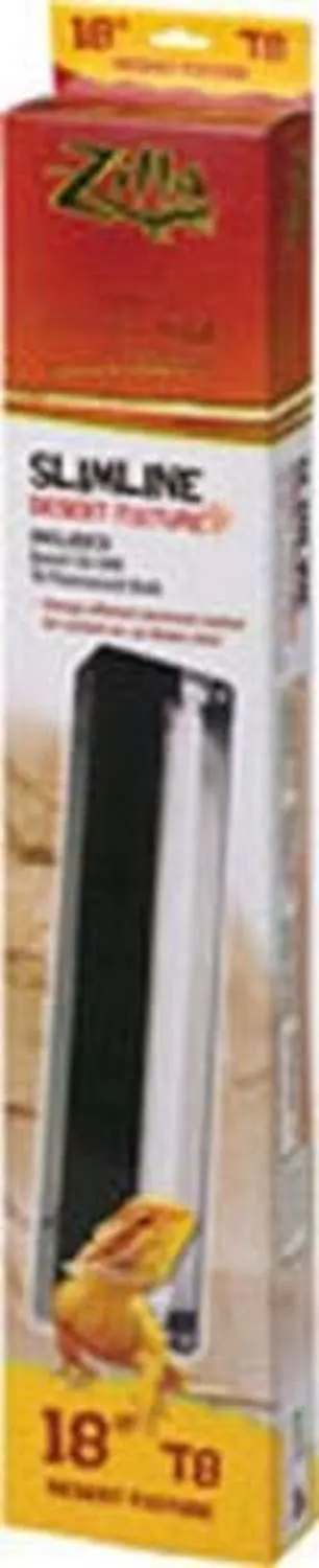 Accesorio de iluminación Zilla Reptile Slimline, lámpara para reptiles con UVB, 18 in, 18"