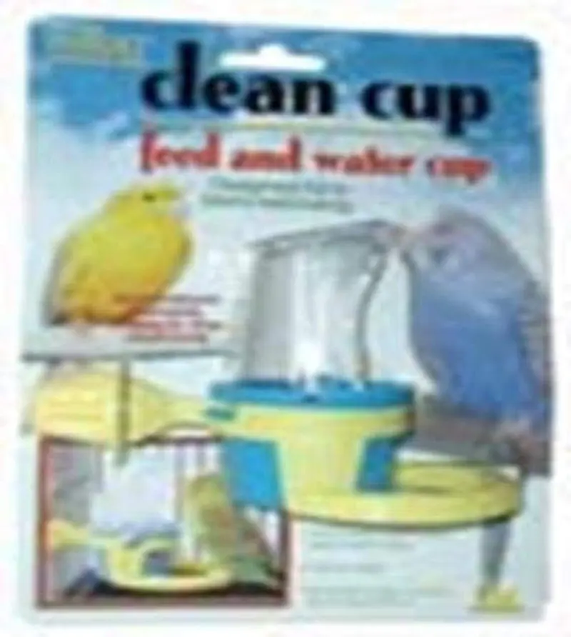Accesorio para pájaro, taza para agua y comida, de JW Pet Company, S, Amarillo