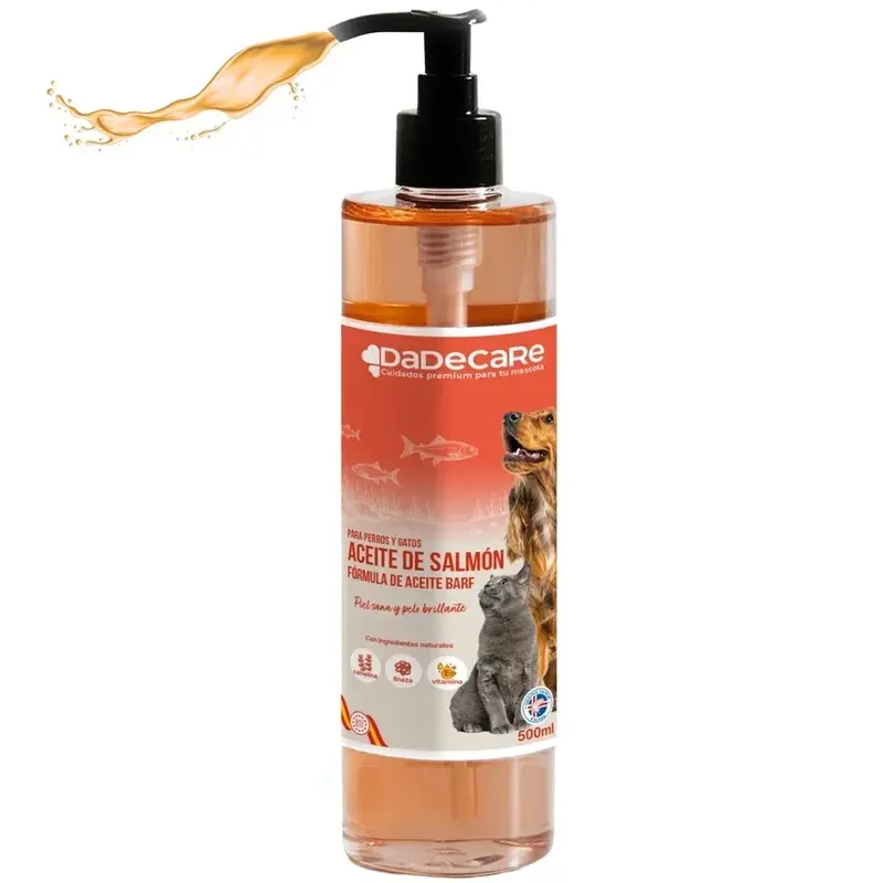 Aceite de Salmón Perros y Gatos 500ML