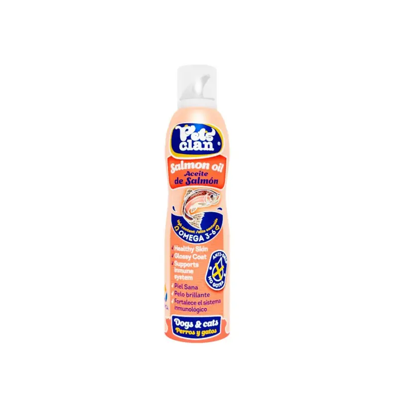 Aceite de salmón Pet's clan para Perros y Gatos