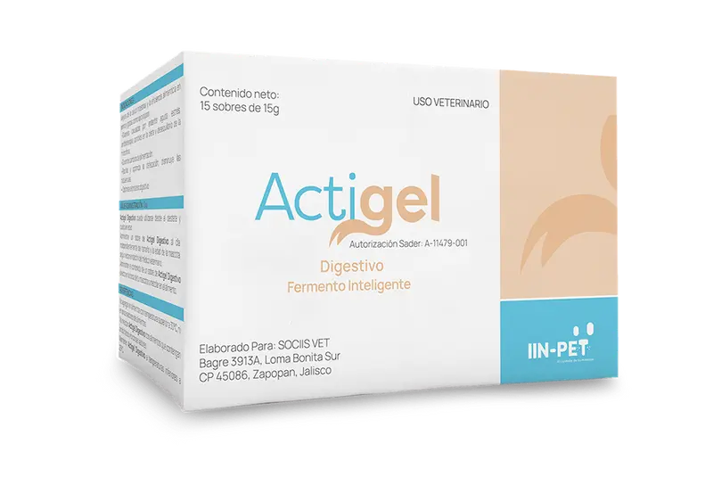 Actigel Digestivo 15 Sobres (Fermentos Inteligentes Prebióticos Probióticos Postibiótos) REQUIERE TRANSPORTARSE EN FRÍO LLAME PARA COTIZAR ENVÍO