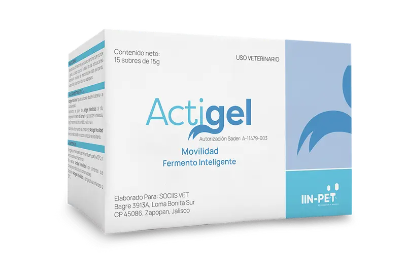 Actigel Movilidad 15 Sobres (Fermentos Inteligentes Prebióticos Probióticos Postibiótos) REQUIERE TRANSPORTARSE EN FRÍO LLAME PARA COTIZAR ENVÍO