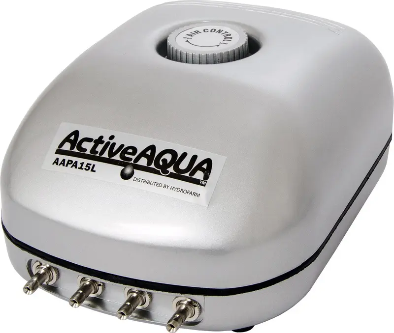 Active Aqua bomba de aire, 1 salida, 2 de ancho, 108 fl oz/min, Bomba de aire Active Aqua