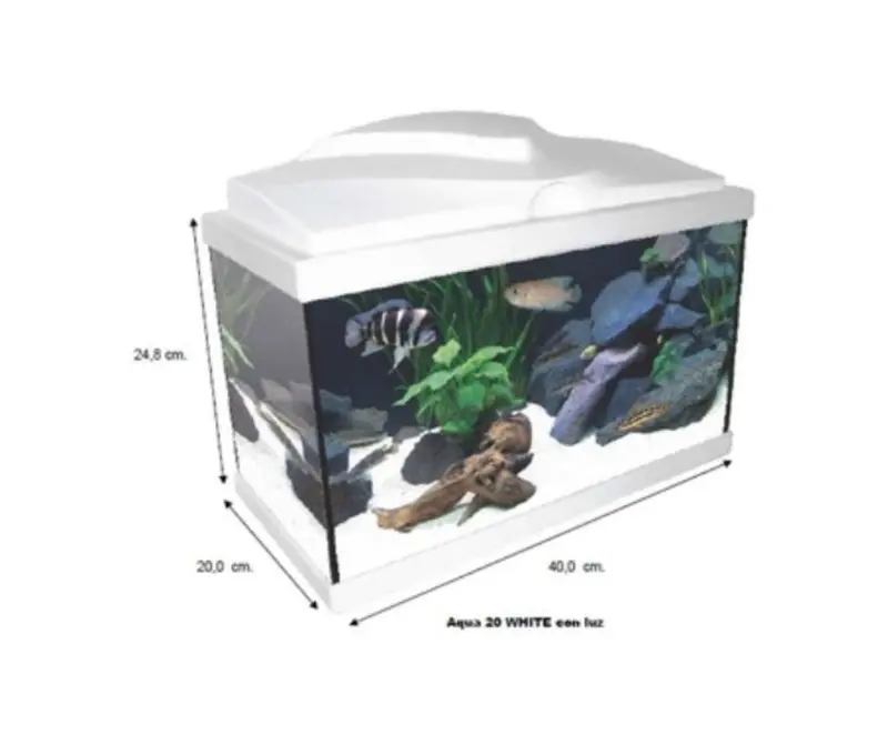 ACUARIO AQUA 20 LED. BLANCO Vol.17 Litros