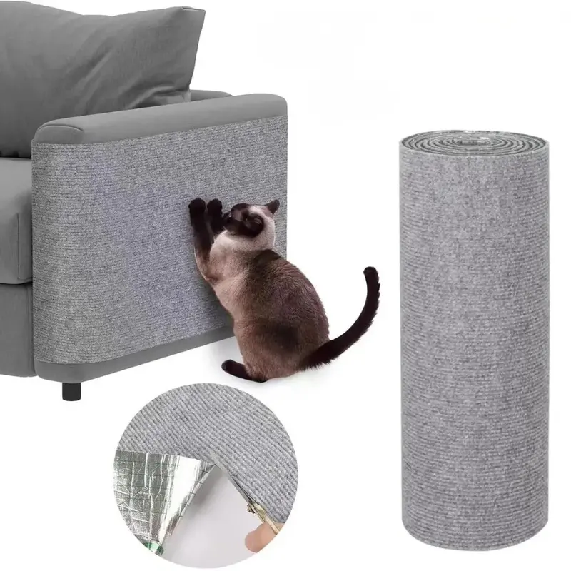 Adhesivo protector antiarañazos gatos recortable para sofá y muebles