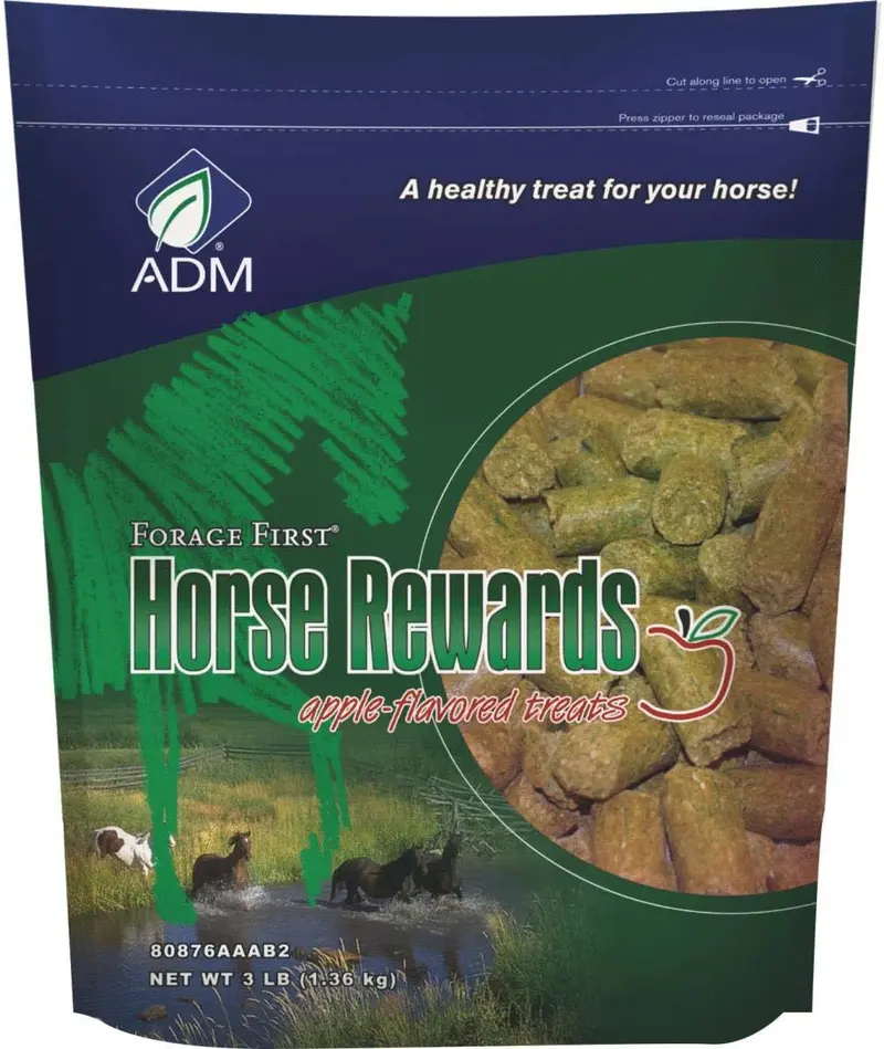 ADM Alimentación Animal 80876 aaab2 forraje Primera caballo Treats, Apple, 3-lbs., 1