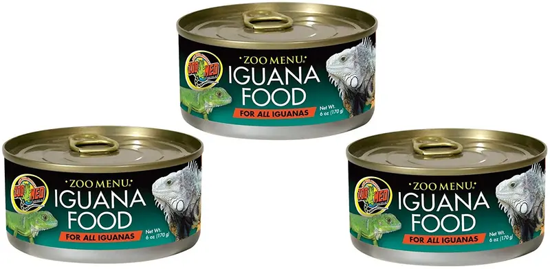 Adultos Iguana Alimentos en latas/mojado [Conjunto de 3]
