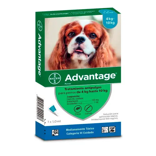 ADVANTAGE PERROS 1 ML (4.5 A 10 KG)