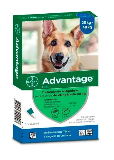 ADVANTAGE PERROS 4.0 ml (25 A 40 K)