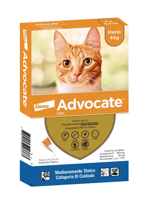ADVOCATE GATOS HASTA 4 KG