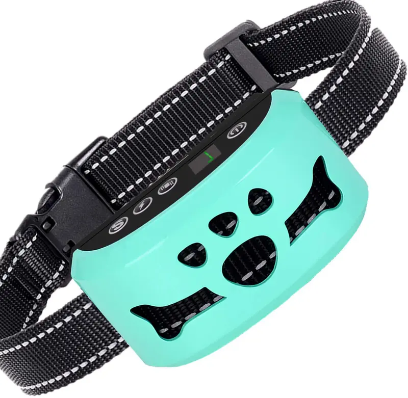 AHJDL Collar de corteza para perro, ¡evita que los perros ladren rápido! Dispositivos anti ladridos seguros para entrenamiento de control de cuellos, pequeños, medianos y grandes mascotas disuasorio