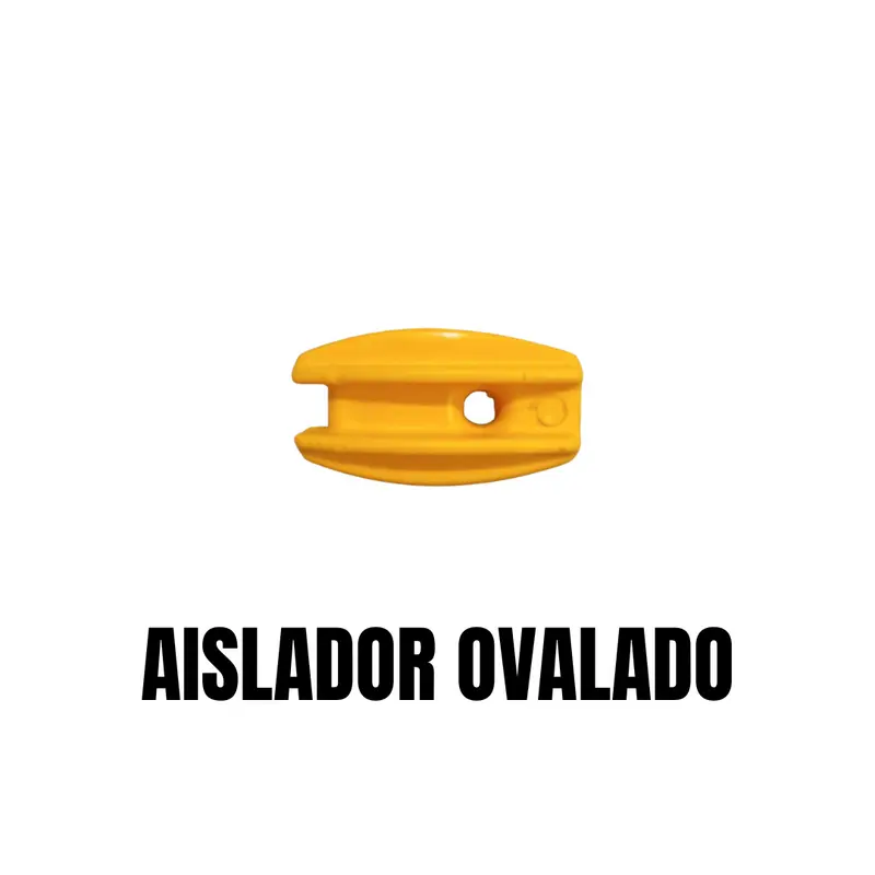 Aislador Cilindrico Amarillo Paq x 25