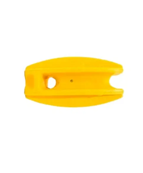 Aislador Ovalado Amarillo Paq x 25