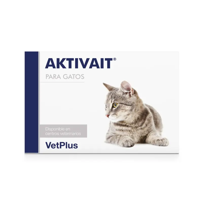 Aktivait Cat 60 Comprimidos – Suplemento Antiedad Cerebral para Gatos | VetPlus