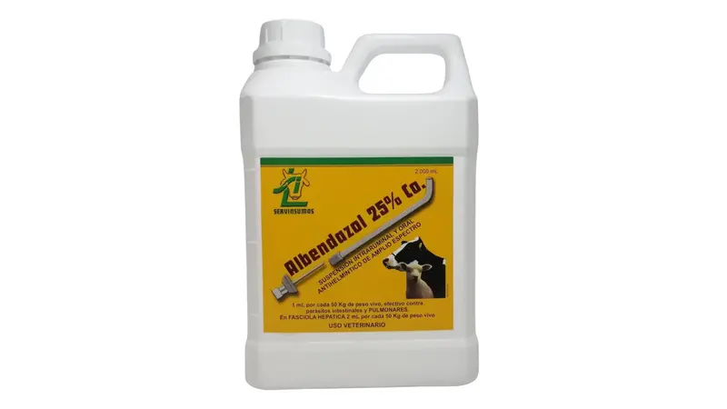 ALBENDAZOL X 500 ML SERVINSUMOS