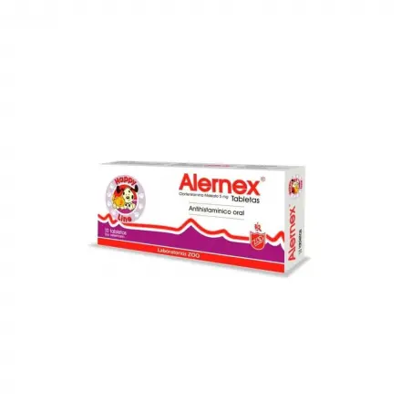 Alernex (CLORFENIRAMINA) X 10 TAB