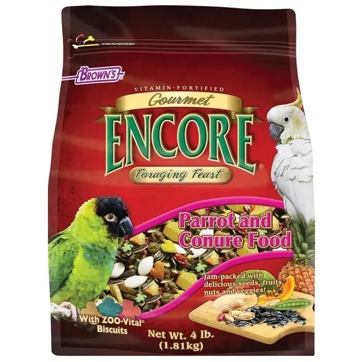 Alimento Browns Loros Encore Gourmet 4 Lb