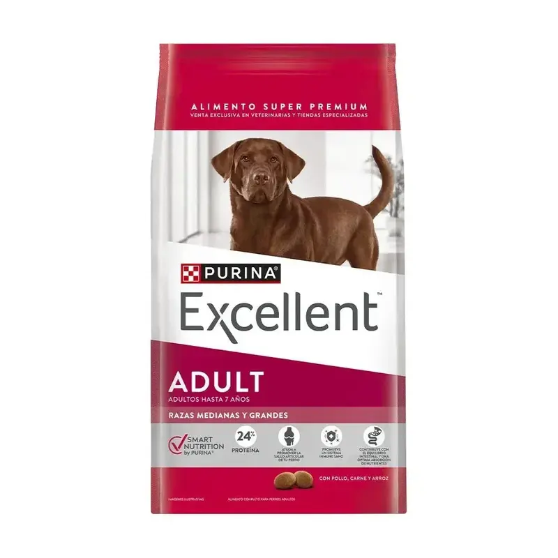 Alimento Excellent Chicken Rice  Para Perro Adulto
