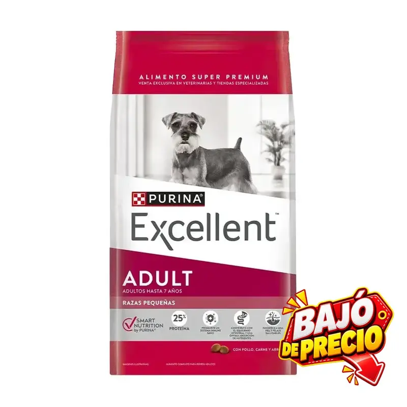 Alimento Excellent Para Perro Adulto Raza Pequeña