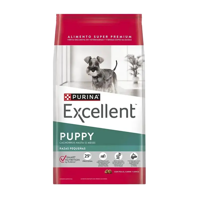 Alimento Excellent Para Perro Cachorro Raza Pequeña