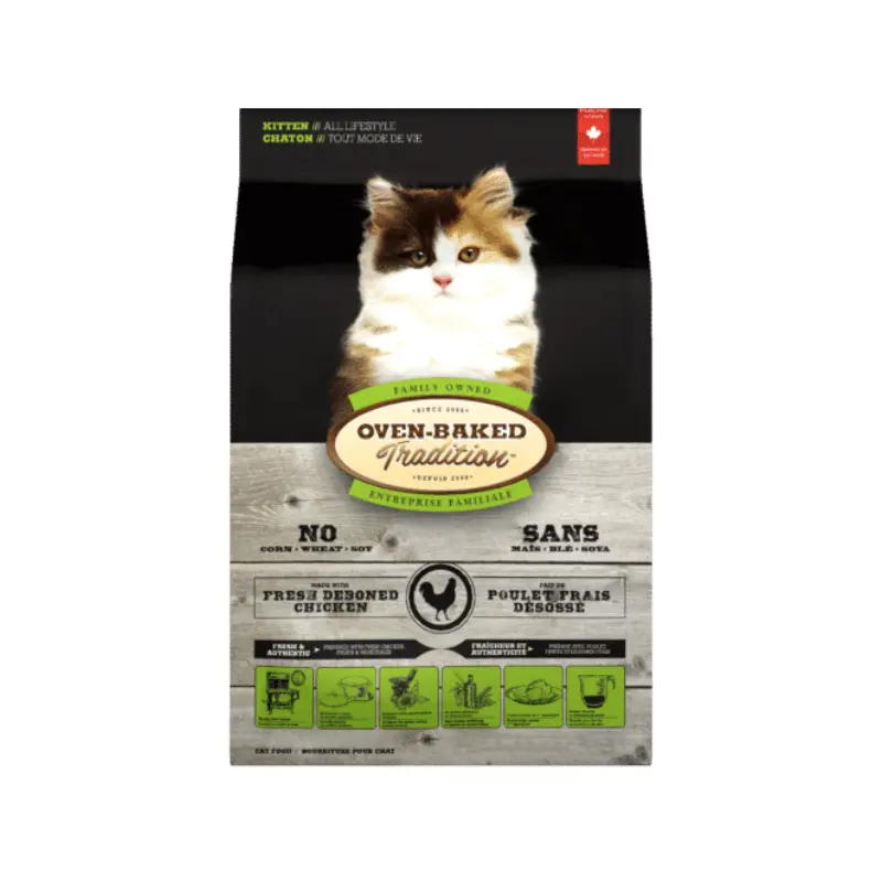 Alimento Gatitos Oven Baked Tradition Chicken x 2.27 Kg