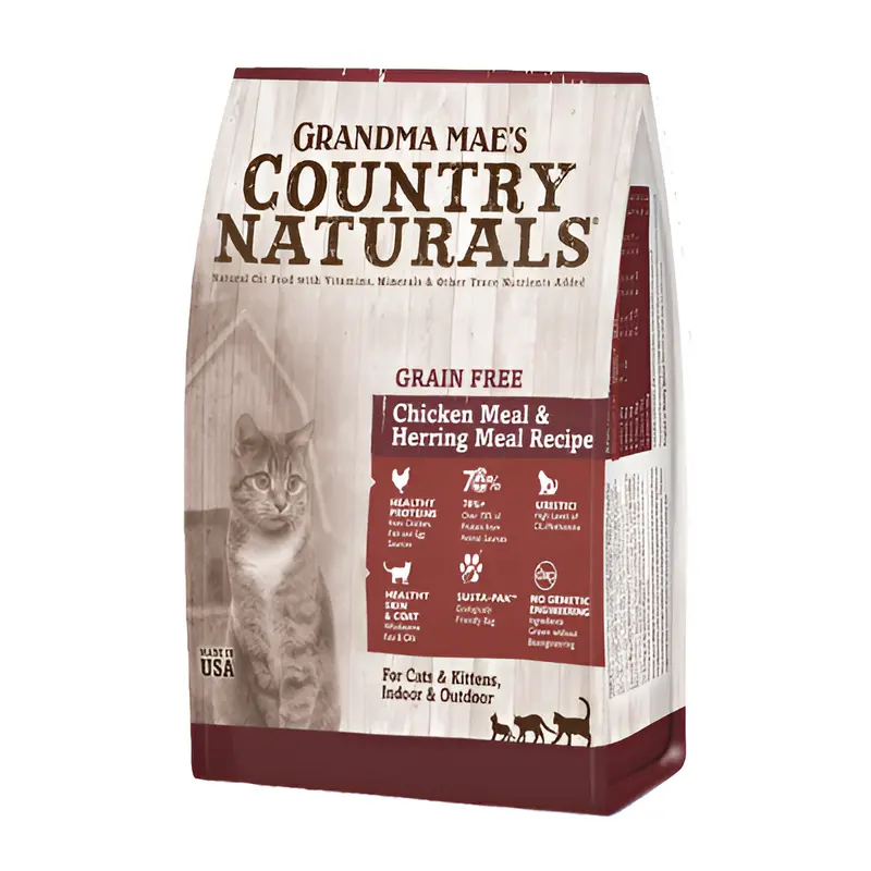 Alimento Grandma Mae's Gato Country Pollo Libre de Grano 3 Lb