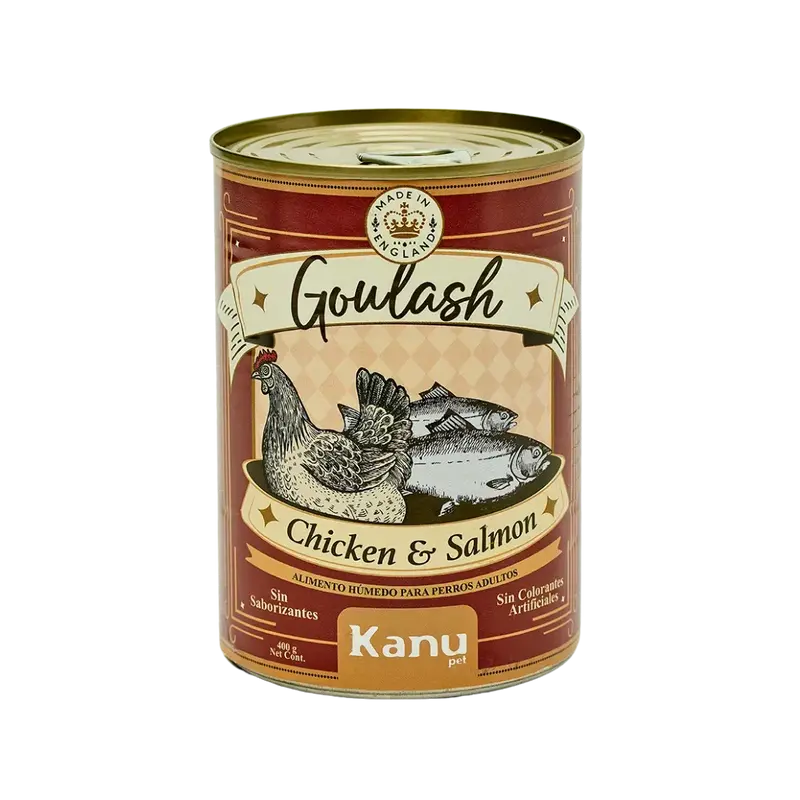 Alimento Húmedo Goulash Pollo Hígado Kanu Pet para perro adulto Lata