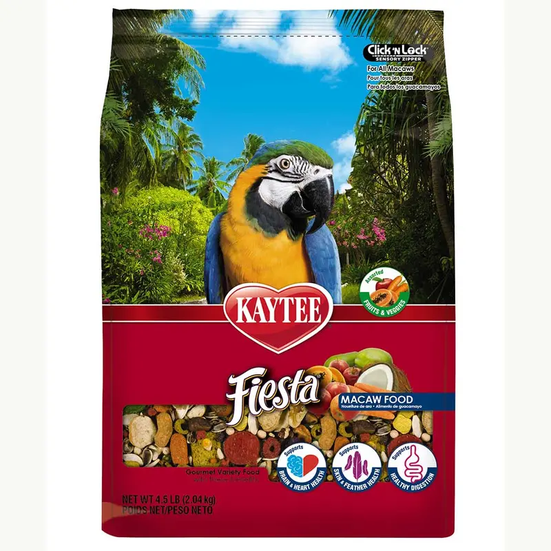 Alimento Kaytee Fiesta Guacamaya 4.5 Lb