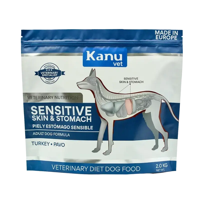Alimento Medicado Kanu Vet Piel y Estómago Sensible para Perro Adultos