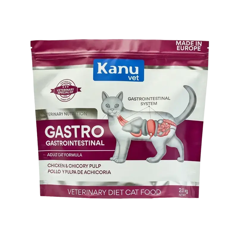 Alimento Medicado Seco Gastrointestinal Kanu Vet para Gato Adultos