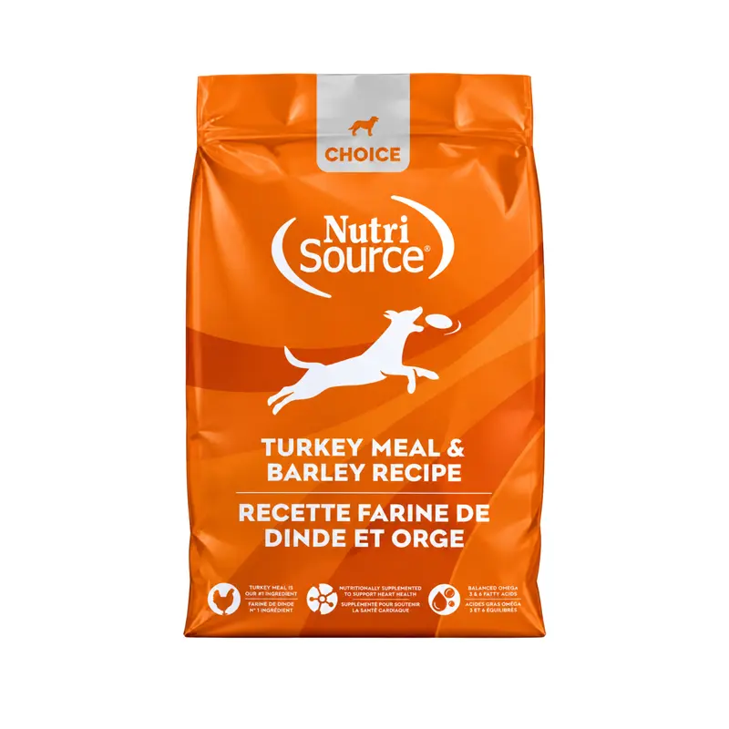 Alimento Nutri Source para perros de pavo y cebada 5LB
