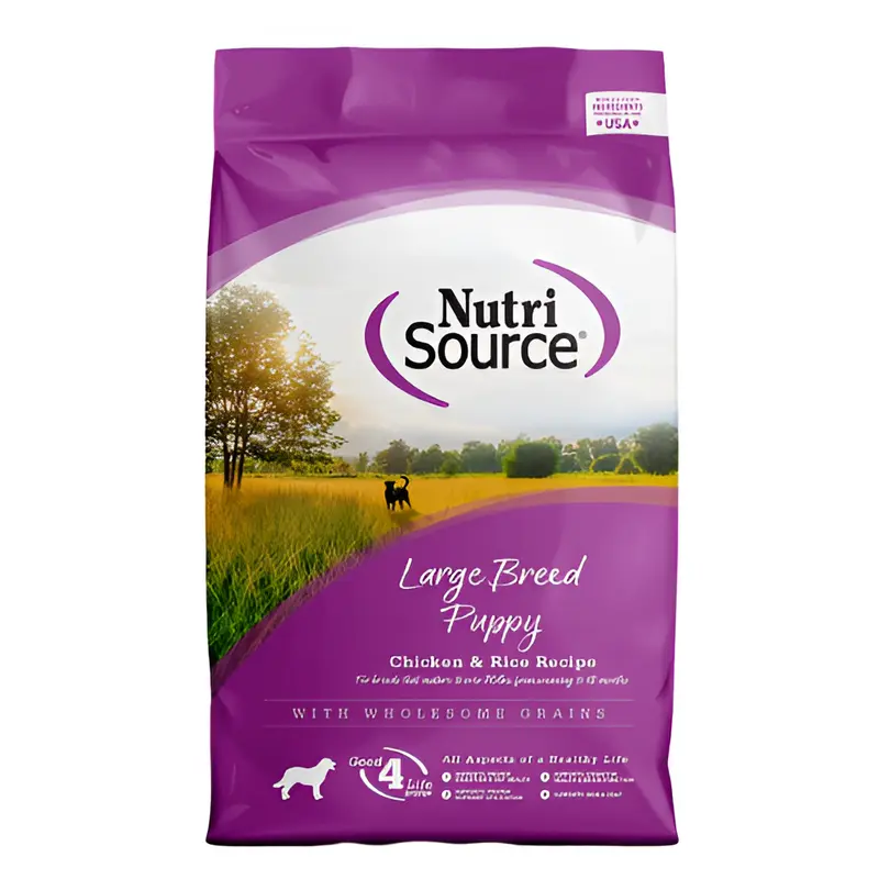 Alimento NutriSource Cachorro Raza Grande Pollo y Arroz