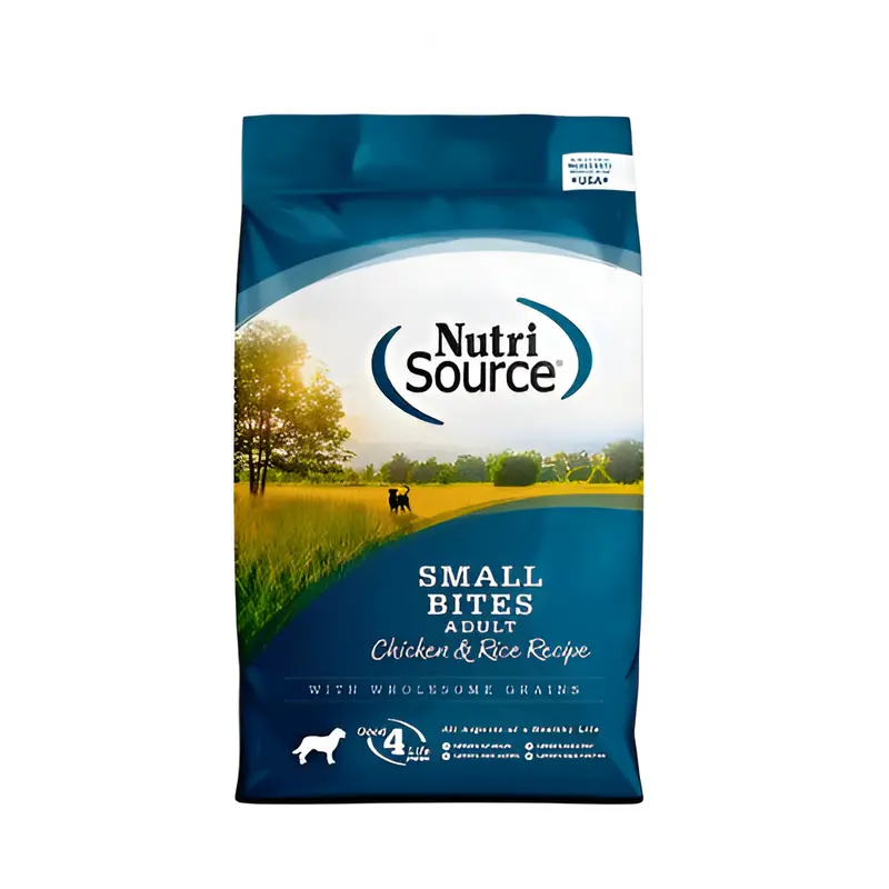 Alimento NutriSource Perro Adulto Small Bites Pollo y Arroz 12LB