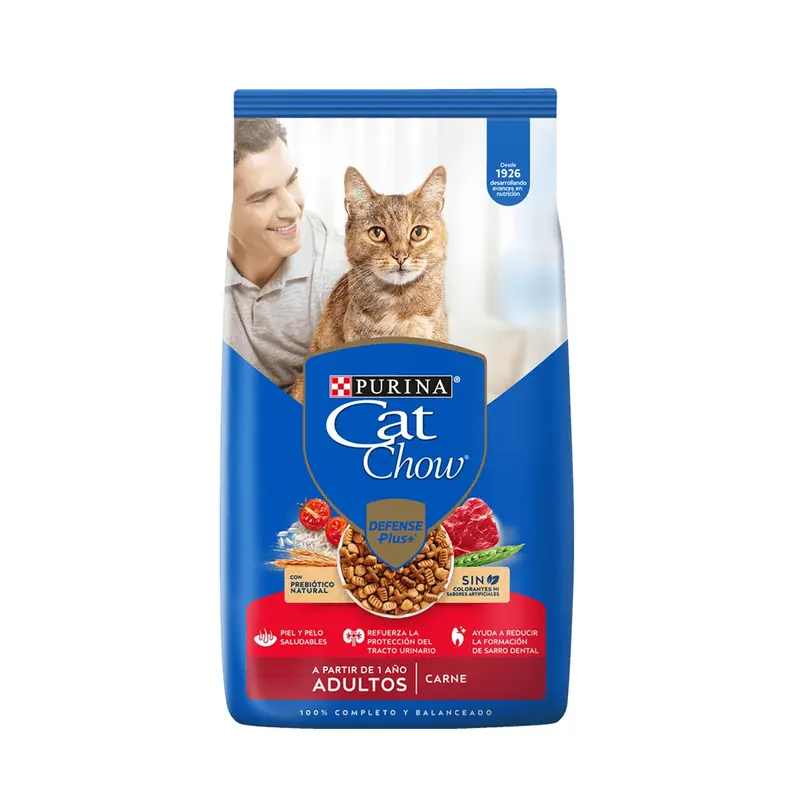 Alimento Para Gato Cat Chow Adultos Activos Carne
