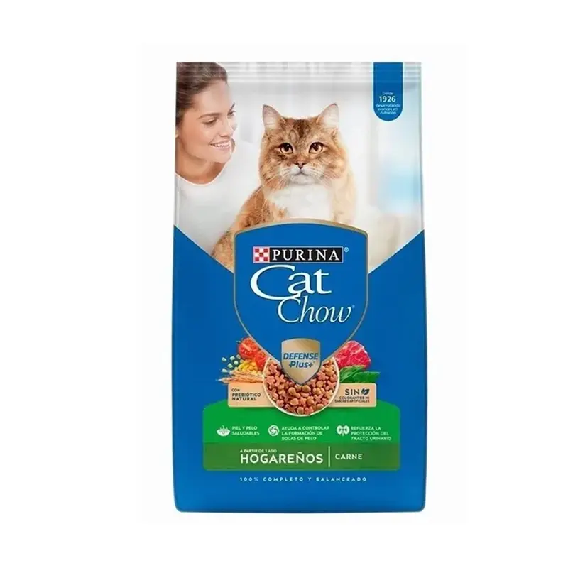 Alimento Para Gato Cat Chow Adultos Hogareños Sabor A Carne