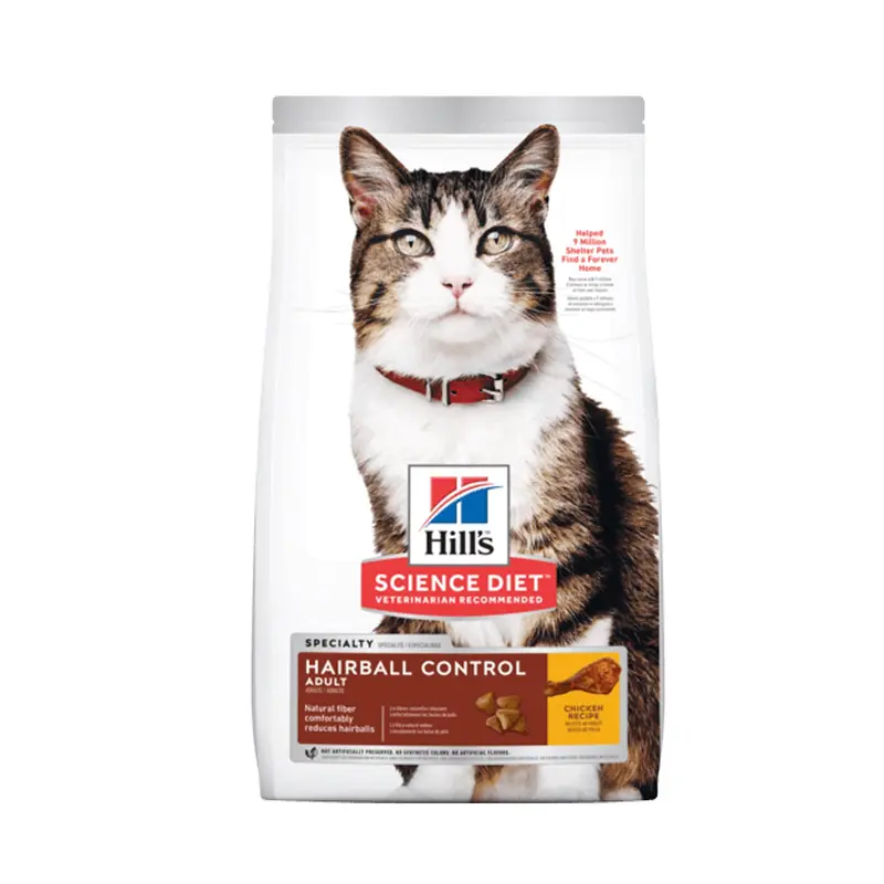Alimento Para Gato Hills Adulto Hairball Control