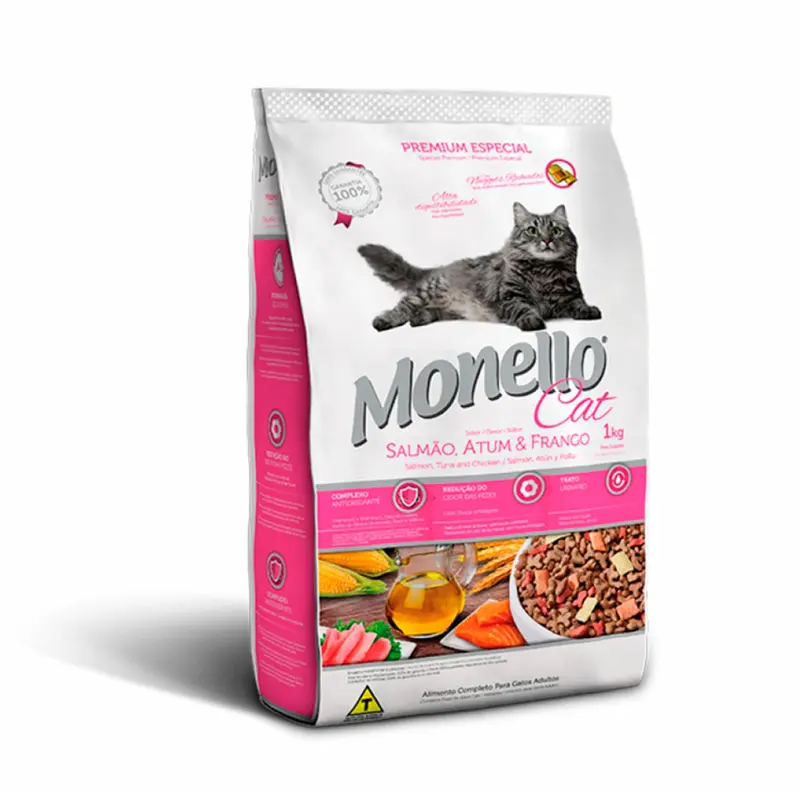 Alimento Para Gato Monello Adulto Salmon