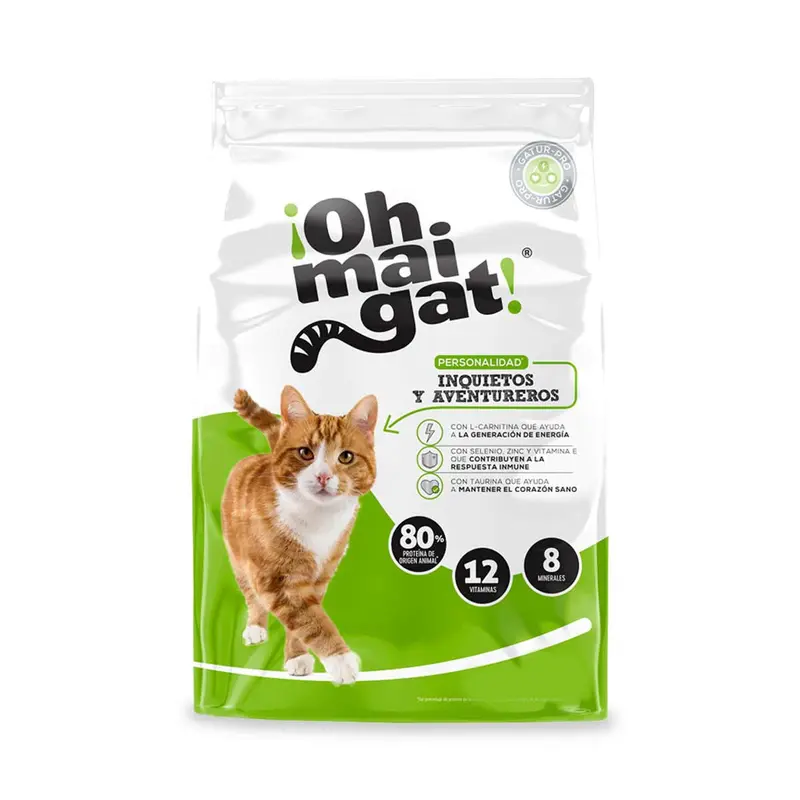 Alimento Para Gato Ohmaigat Inquietos