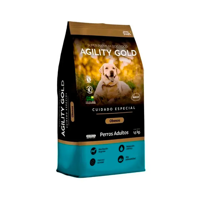 Alimento Para Perro Agility Gold Obesos