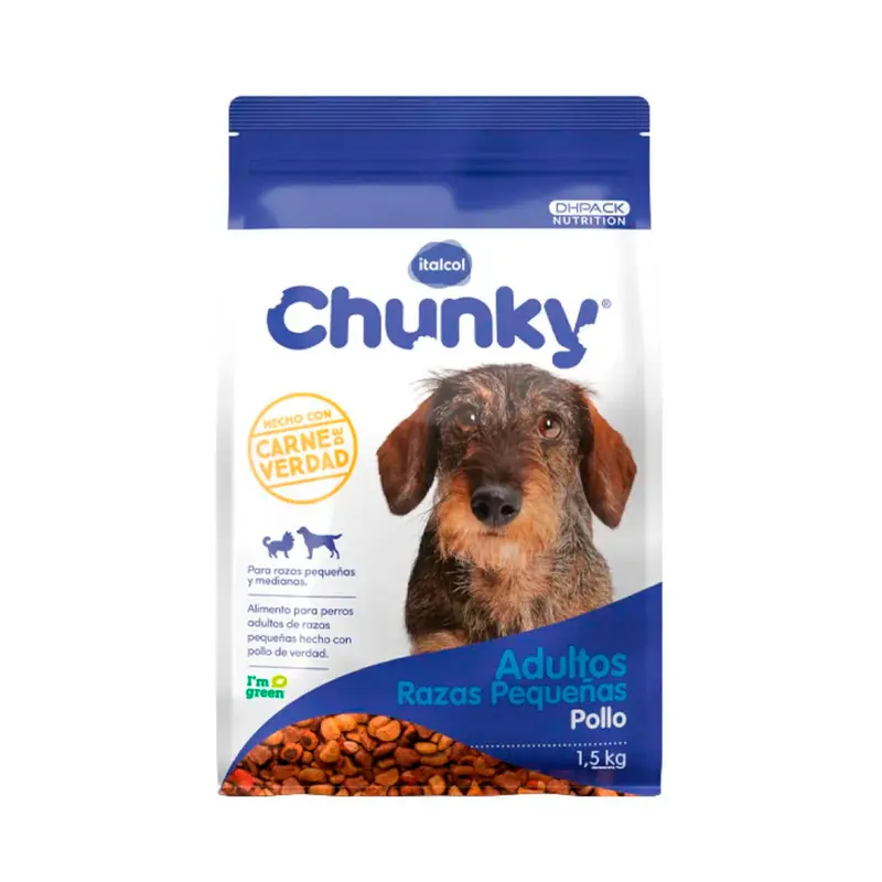 Alimento Para Perro Chunky Adultos Razas Pequeñas