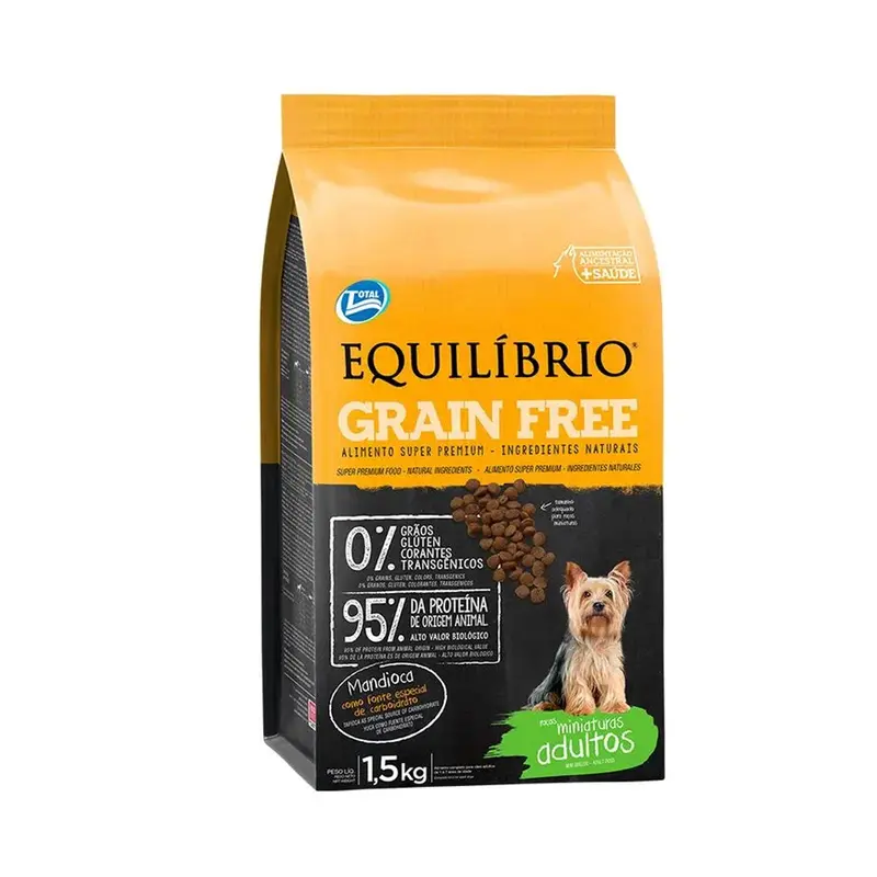 Alimento Para perro equilibrio grain free adulto razas pequeñas 1,5 kg