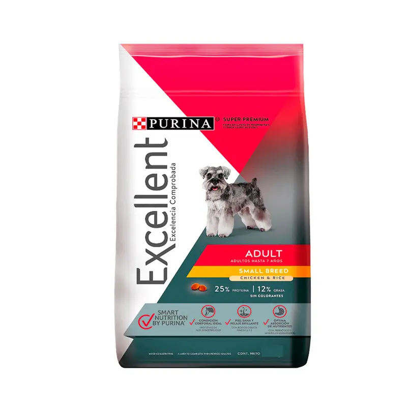 Alimento Para Perro Excellent Adultos Razas Pequeñas