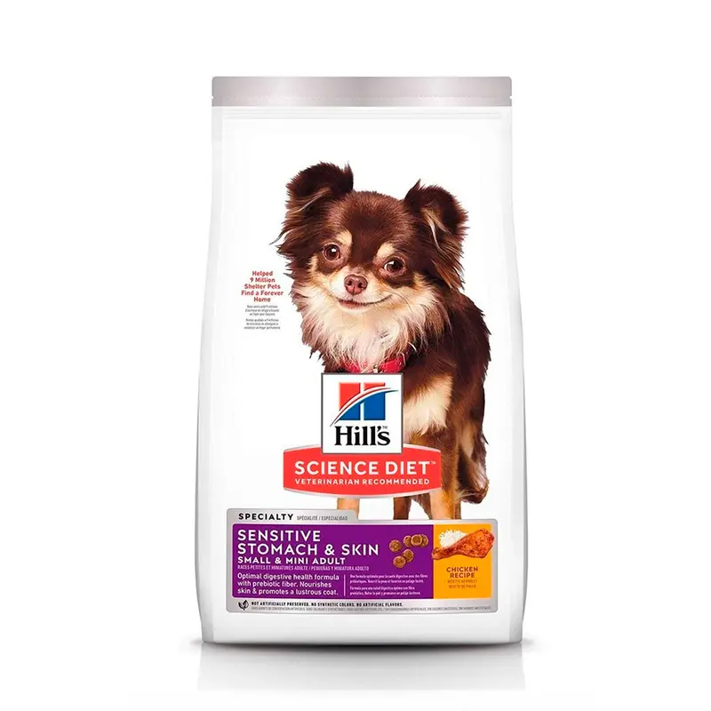 Alimento Para Perro Hills Sensitive Stomach Y Skin Minis Adultos