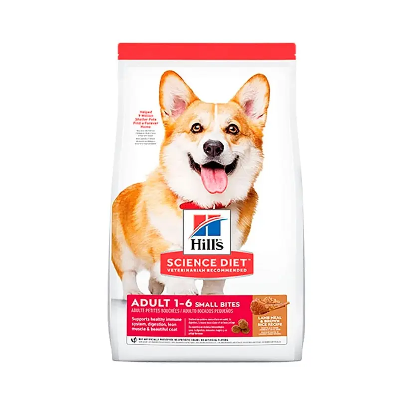 Alimento Para Perro Hills Small Bites Adult 1-6 Cordero