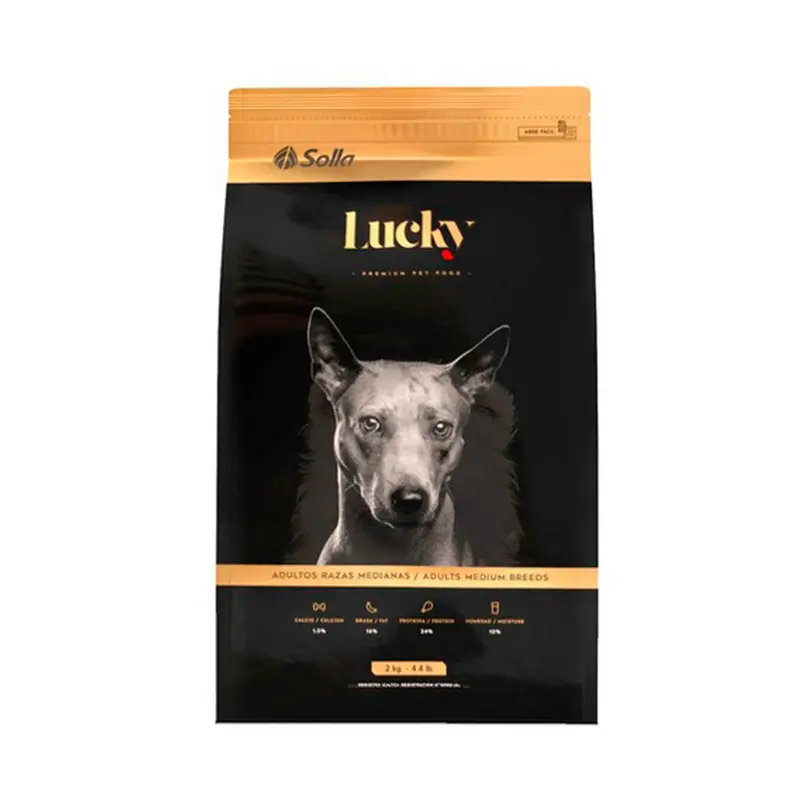 Alimento Para Perro Lucky Adultos Razas Medianas 2 Kg